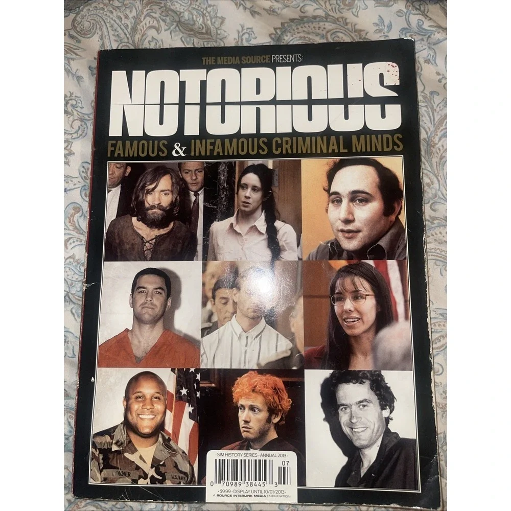Media Source Presents:‎ NOTORIOUS Infamous Criminal Minds 2013 Issue Magazine